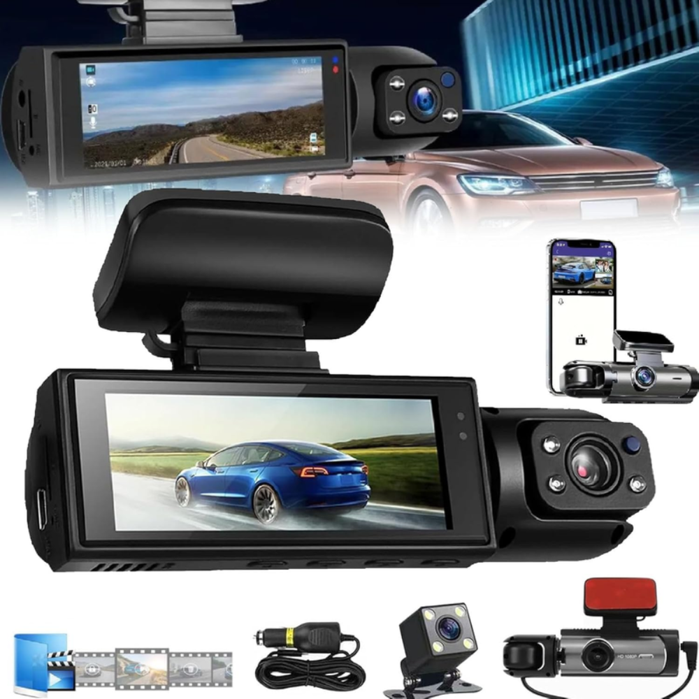 1080P Auto Dashcam 150 Grad Weitwinkel Bewegungserkennung Parkmodus 3