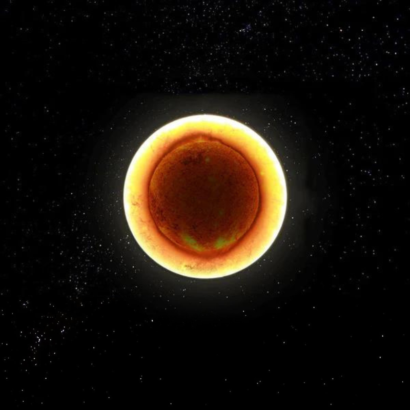 LunaBeam | Nordische Mond Wandleuchte mit warmem LED Licht