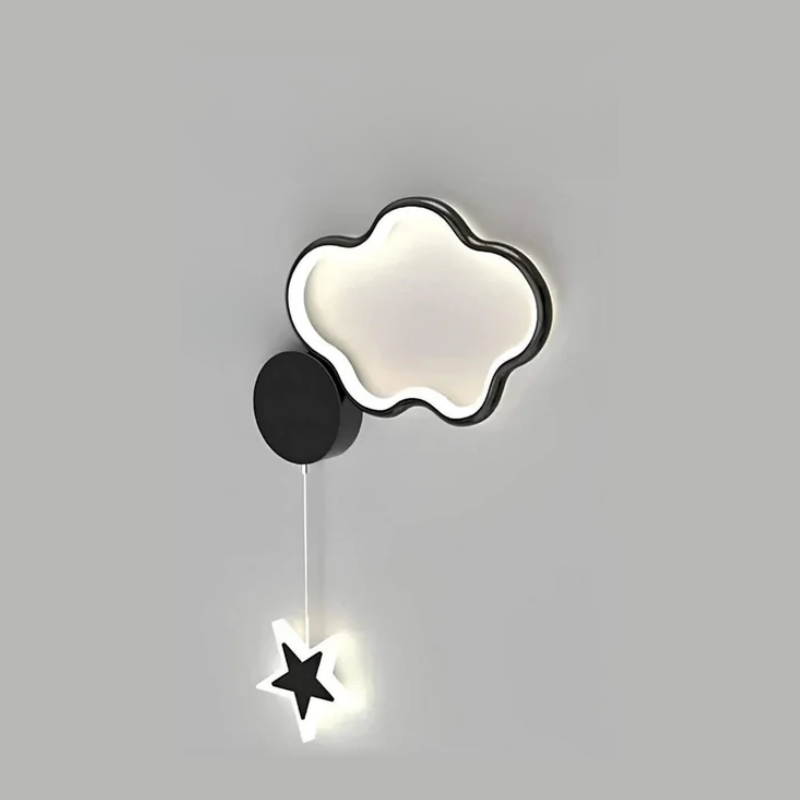 DreamLight | Magische Wandlampe mit Wolken, Sternen und Mond