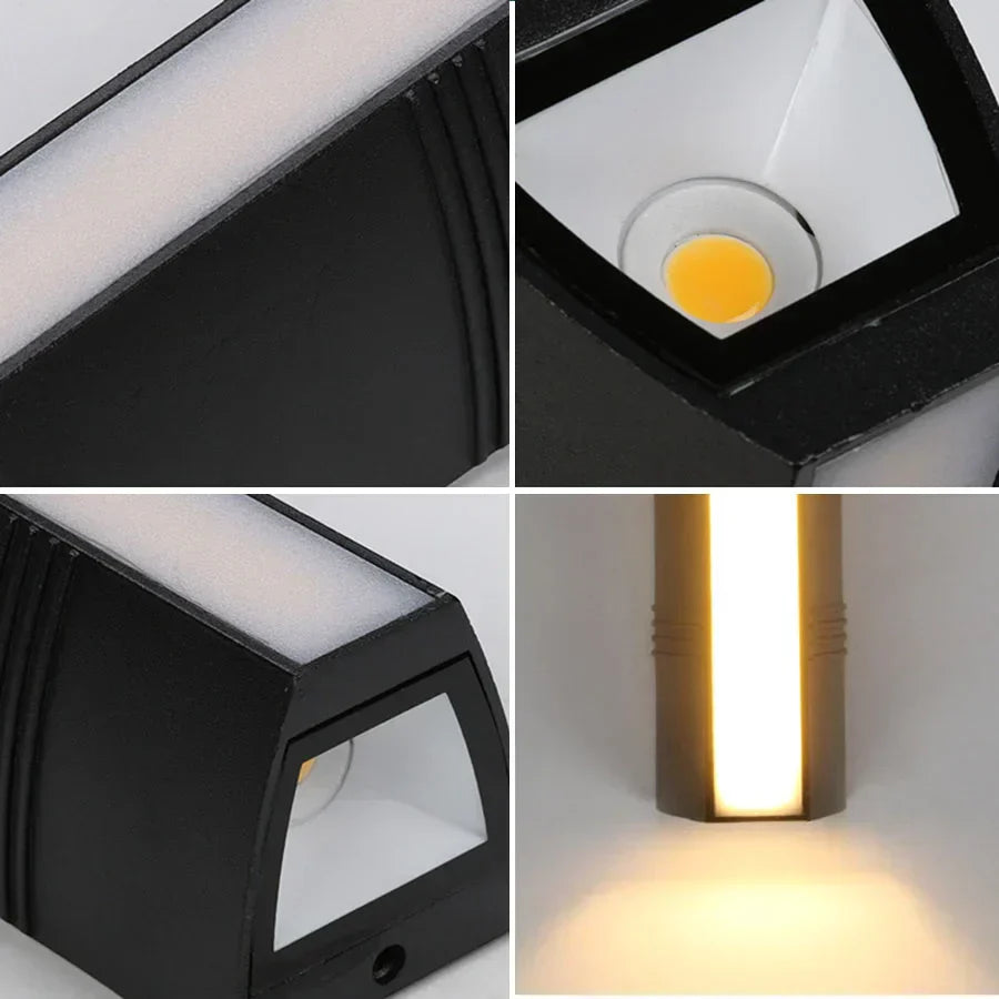 WonderGlow | Stilvolle LED Wandleuchte für Außenbereiche