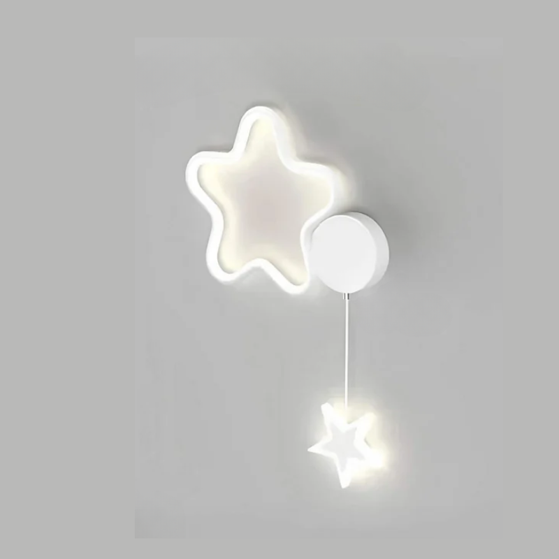 DreamLight | Magische Wandlampe mit Wolken, Sternen und Mond