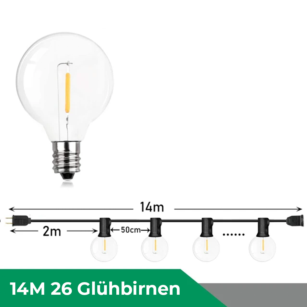 Eos | Wasserdichte LED-Lichterketten aus Kunststoff für den Innen- und Außenbereich