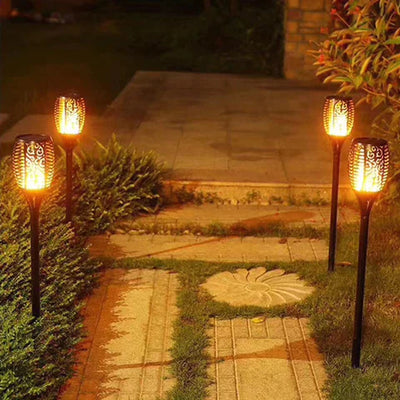 SolFlare | Wasserdichte Solarbetriebene LED-Gartenfackel