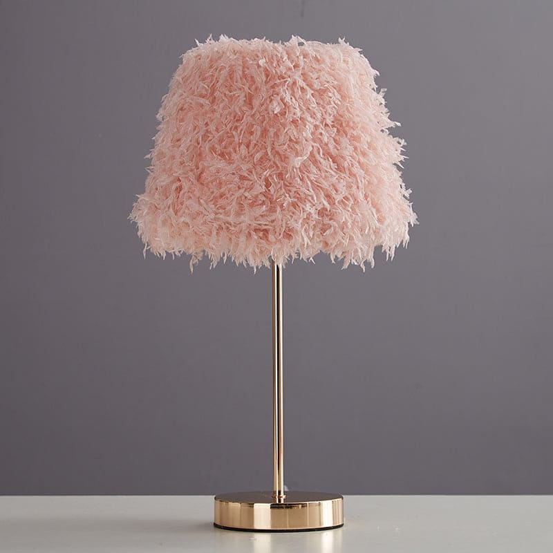 GlowLuxe | Moderne Feder-Tischleuchte