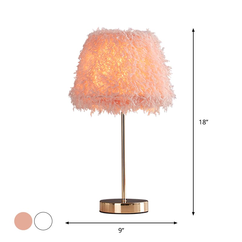 GlowLuxe | Moderne Feder-Tischleuchte