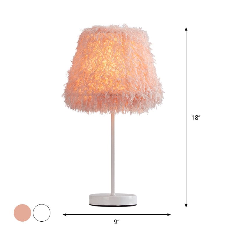 GlowLuxe | Moderne Feder-Tischleuchte