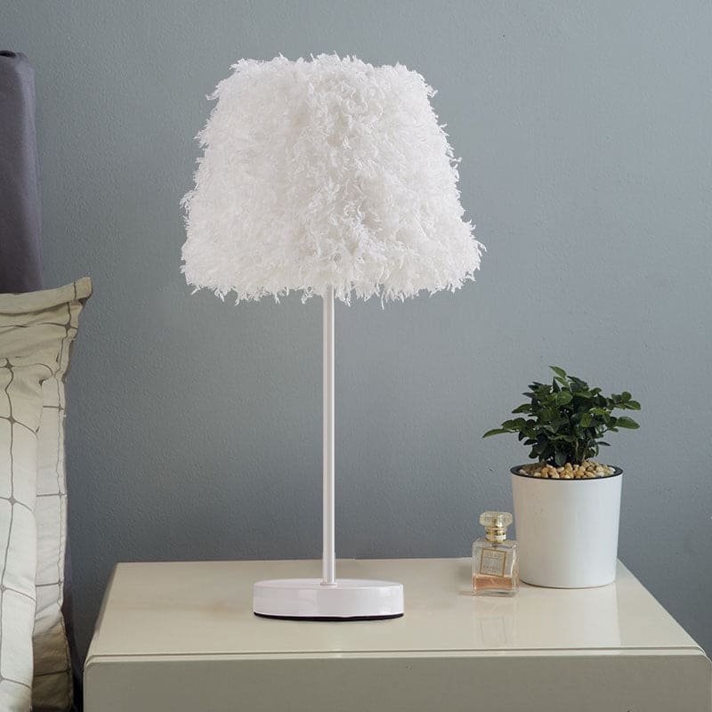 GlowLuxe | Moderne Feder-Tischleuchte