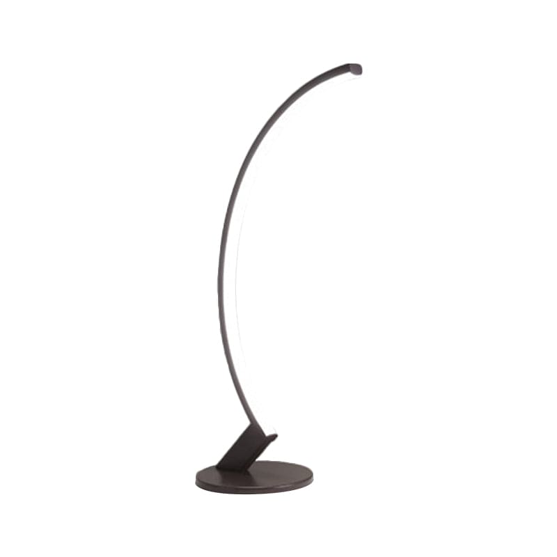LumiArc | Moderne geschwungene Tischlampe aus Metall