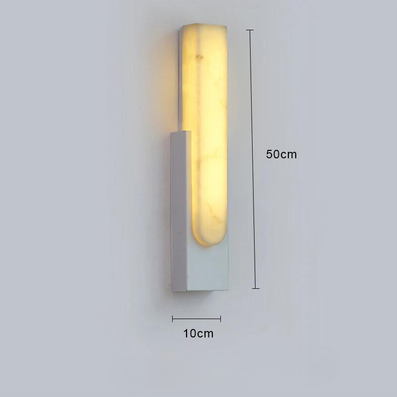 MarbleLight | Moderne LED-Wandleuchte mit goldenem Licht