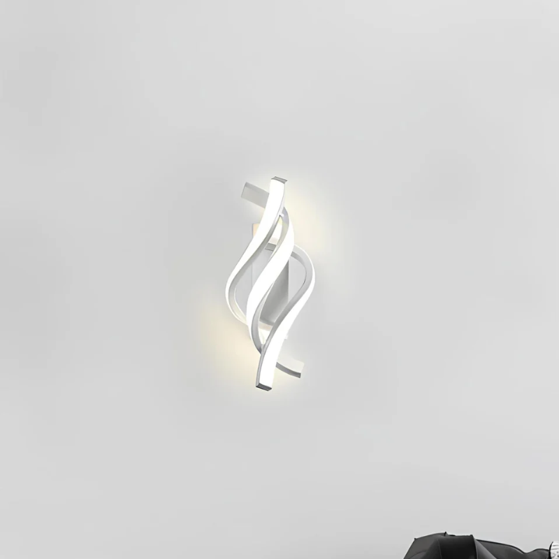 LumiSpiral | Elegante LED Wandleuchte im modernen Spiraldesign