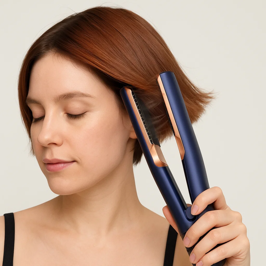 2-in-1-Haartrockner Glätteisen müheloses Haarstyling 13