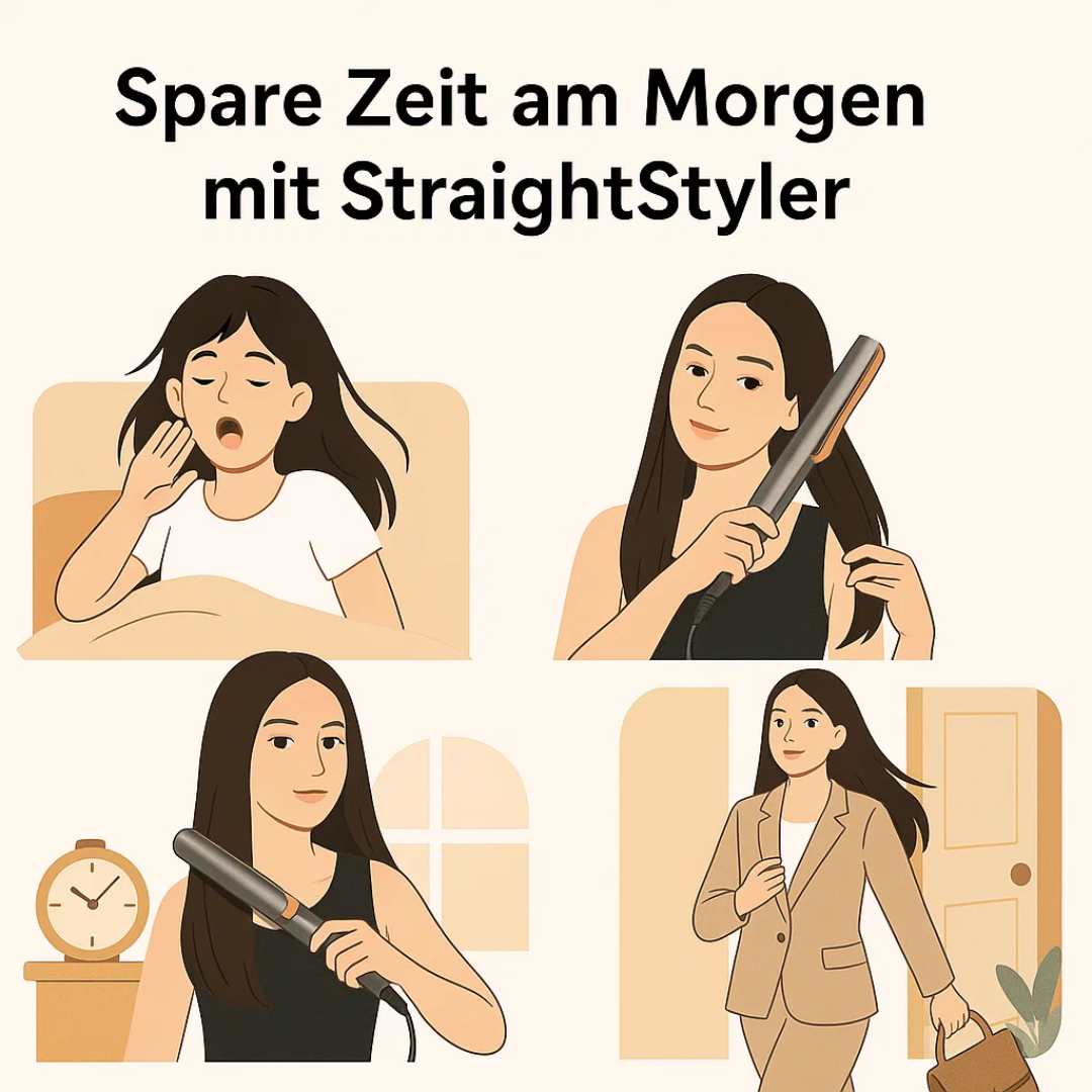 2-in-1-Haartrockner Glätteisen müheloses Haarstyling 21