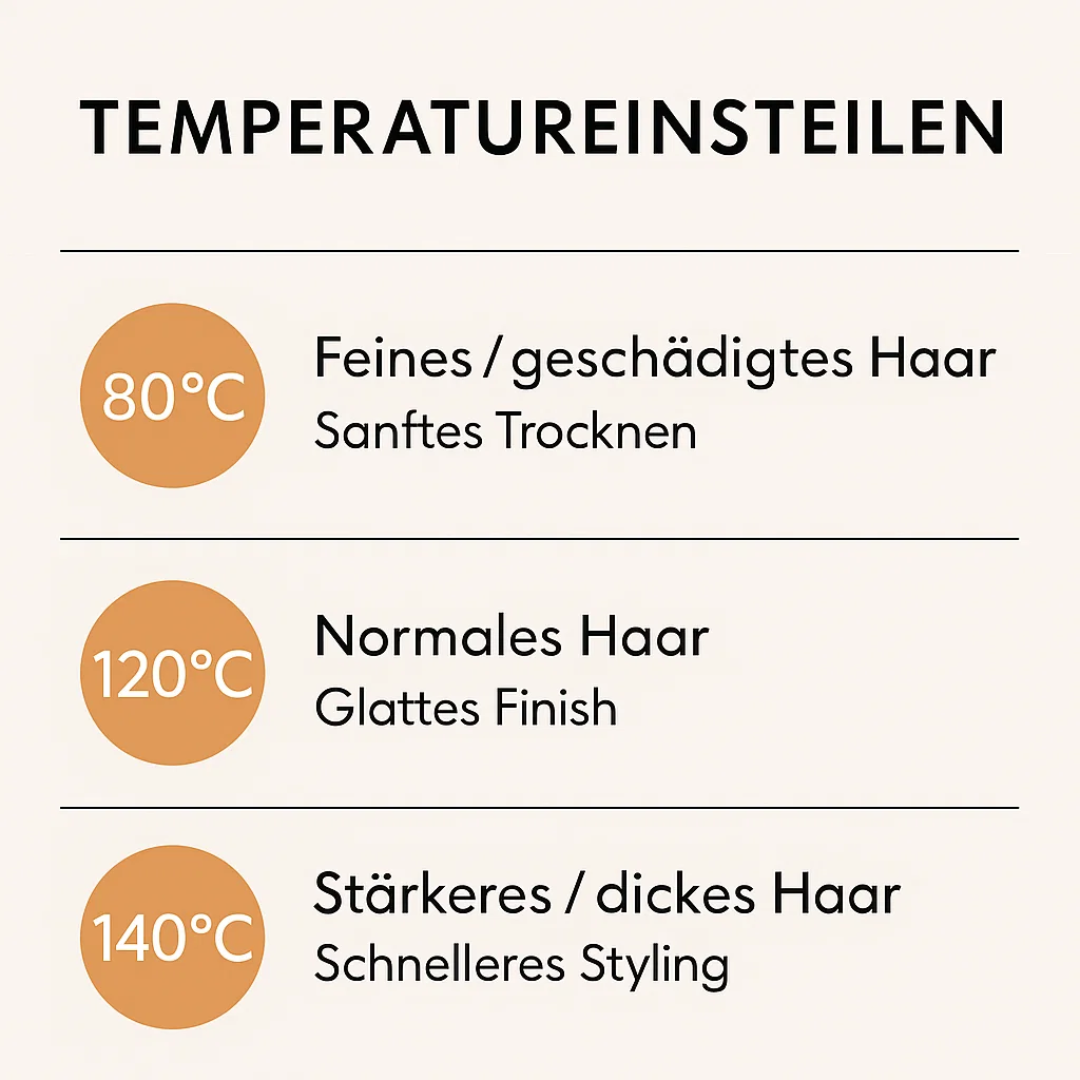 2-in-1-Haartrockner Glätteisen müheloses Haarstyling 24