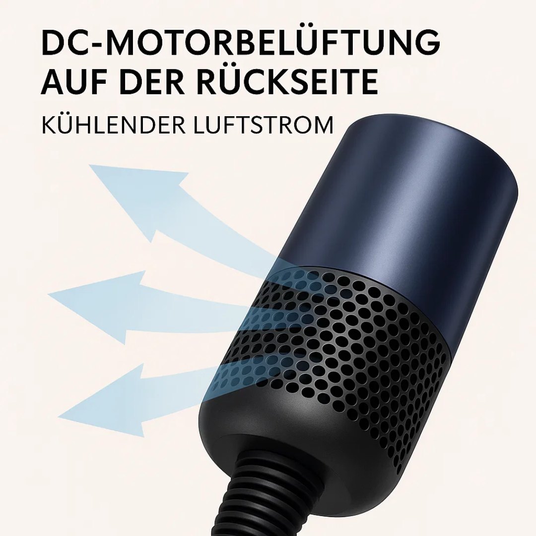 2-in-1-Haartrockner Glätteisen müheloses Haarstyling 9