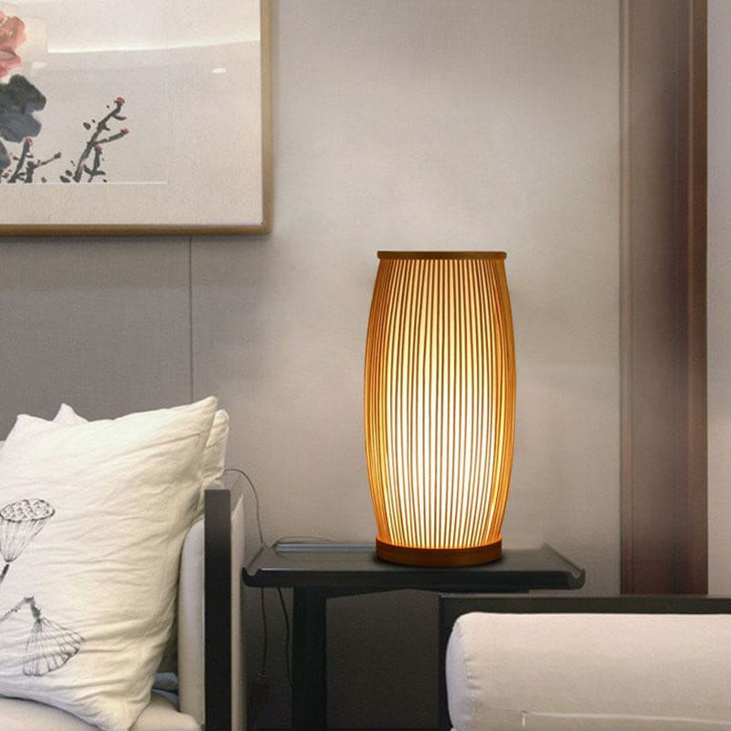 BambooCharm | Bamboe Tischlampe mit natürlicher Atmosphäre