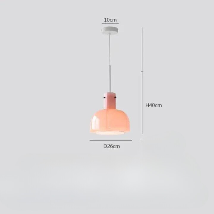 MedievalCharm | Elegante Pendelleuchte aus Glas