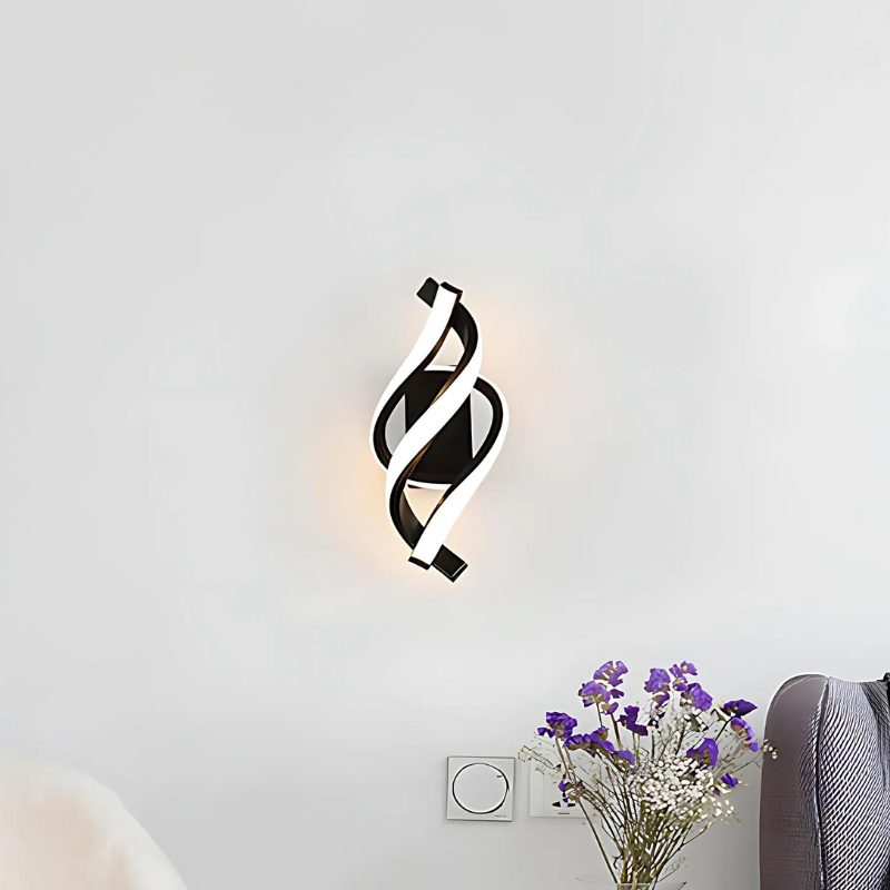 LumiSpiral | Elegante LED Wandleuchte im modernen Spiraldesign
