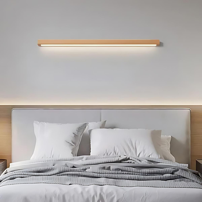 SootheGlow | Dimmbare Holz-Wandlampe mit stilvollem Design