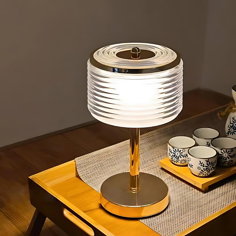 GleamRing | Elegante LED-Ring Tischlampe für stilvolle Beleuchtung
