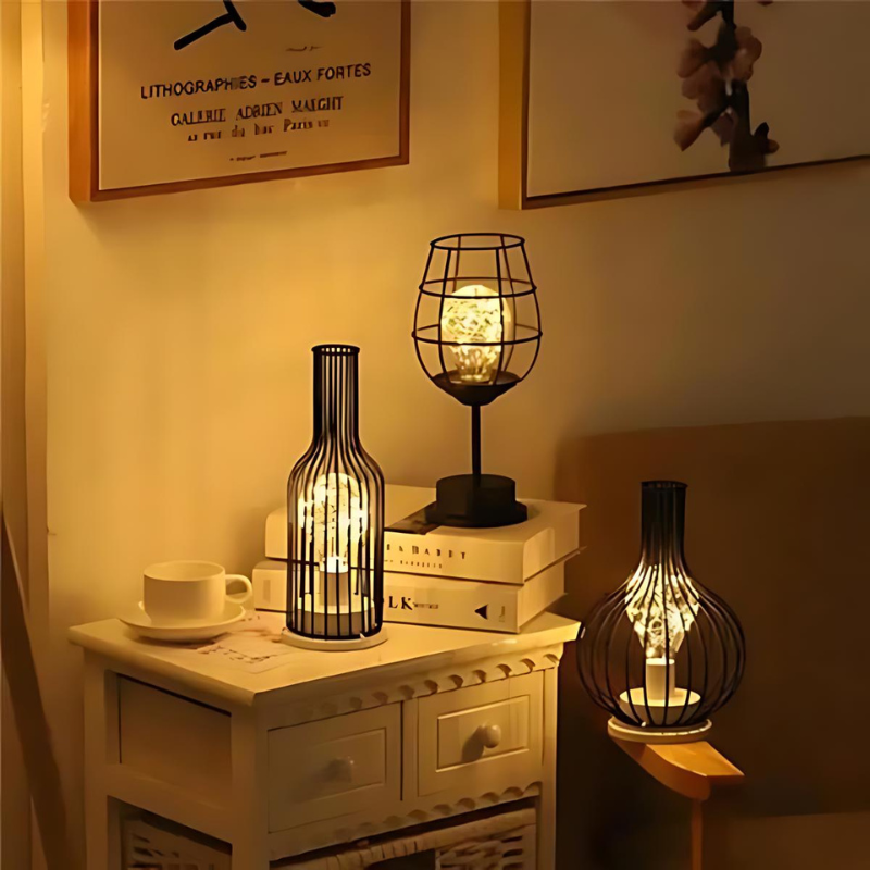 VintageLight | Retro Tischlampe für stilvolle Akzente