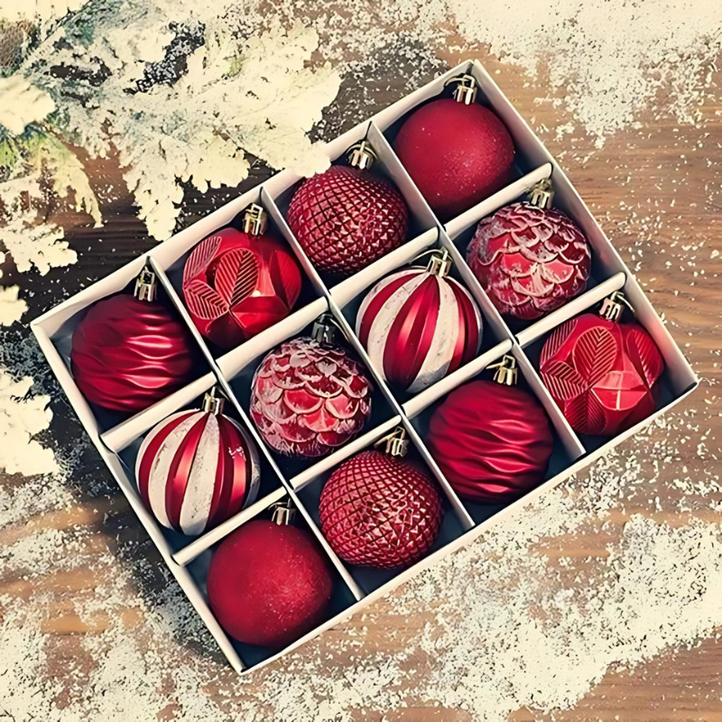 XmasShine | Elegante Weihnachtsbaum-Anhänger für festliche Akzente
