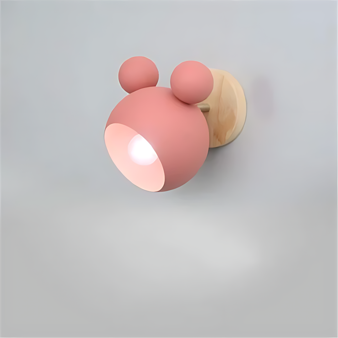 MickeyGlow | Verspielte Mickey Wandlampe für Kinderzimmer und Spielräume