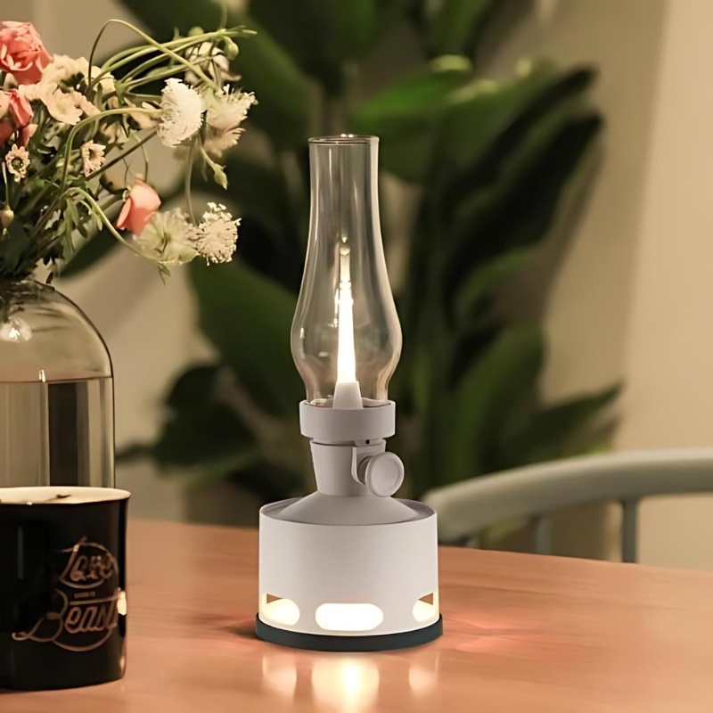 VintageGlow | Nostalgische LED Tischlampe im Vintage-Stil