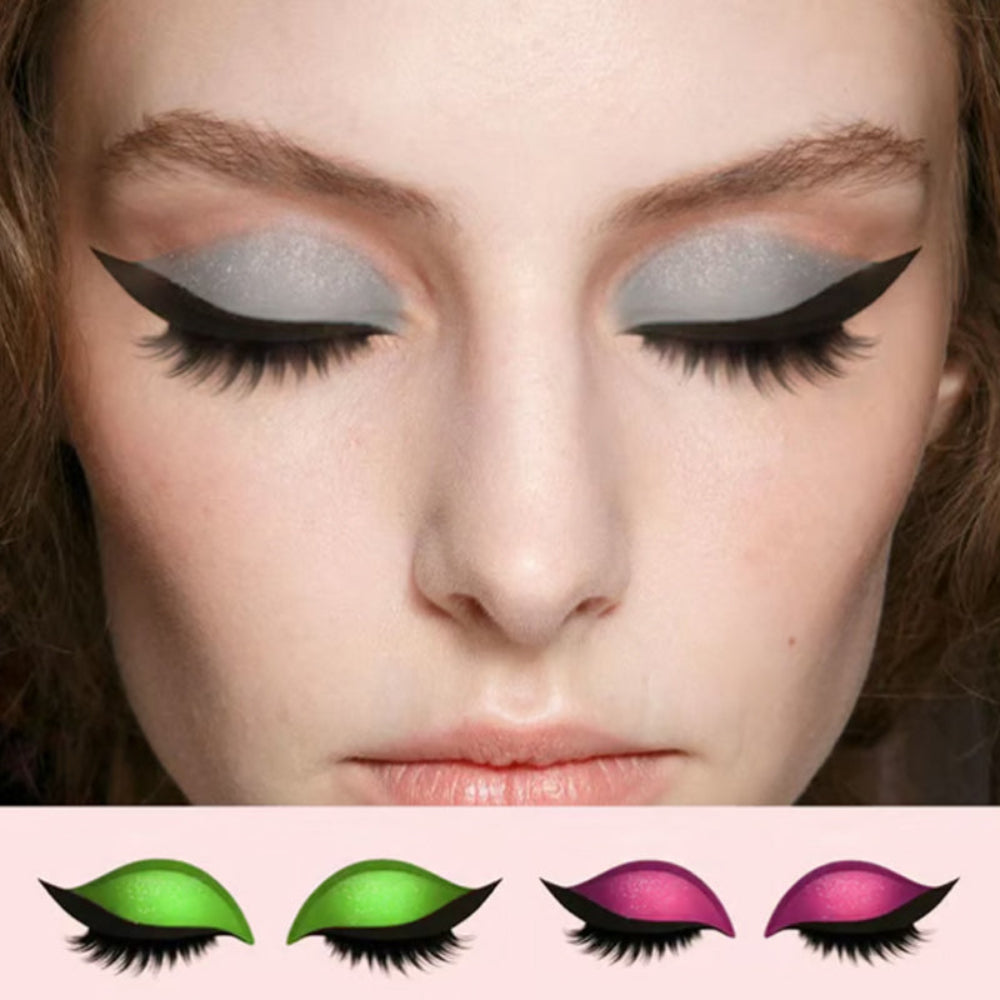 3-in-1 Make-up-Sticker Augen Lidschatten Eyeliner Design 7