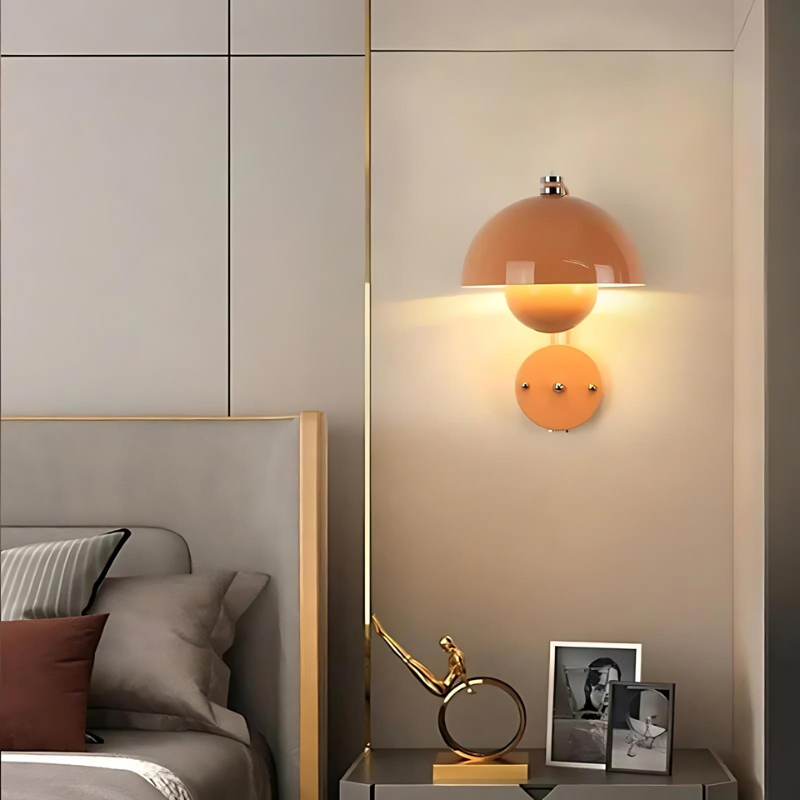 MushroomGleam | Moderne LED-Wandlampe im Pilz-Design