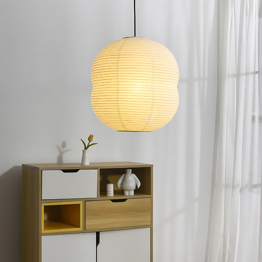 WashiGlow | Mini Papier Pendelleuchte für stilvolle Beleuchtung