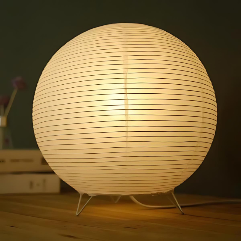 ZenSerenity | Wabi-Sabi LED-Tischlampe für sanfte Beleuchtung