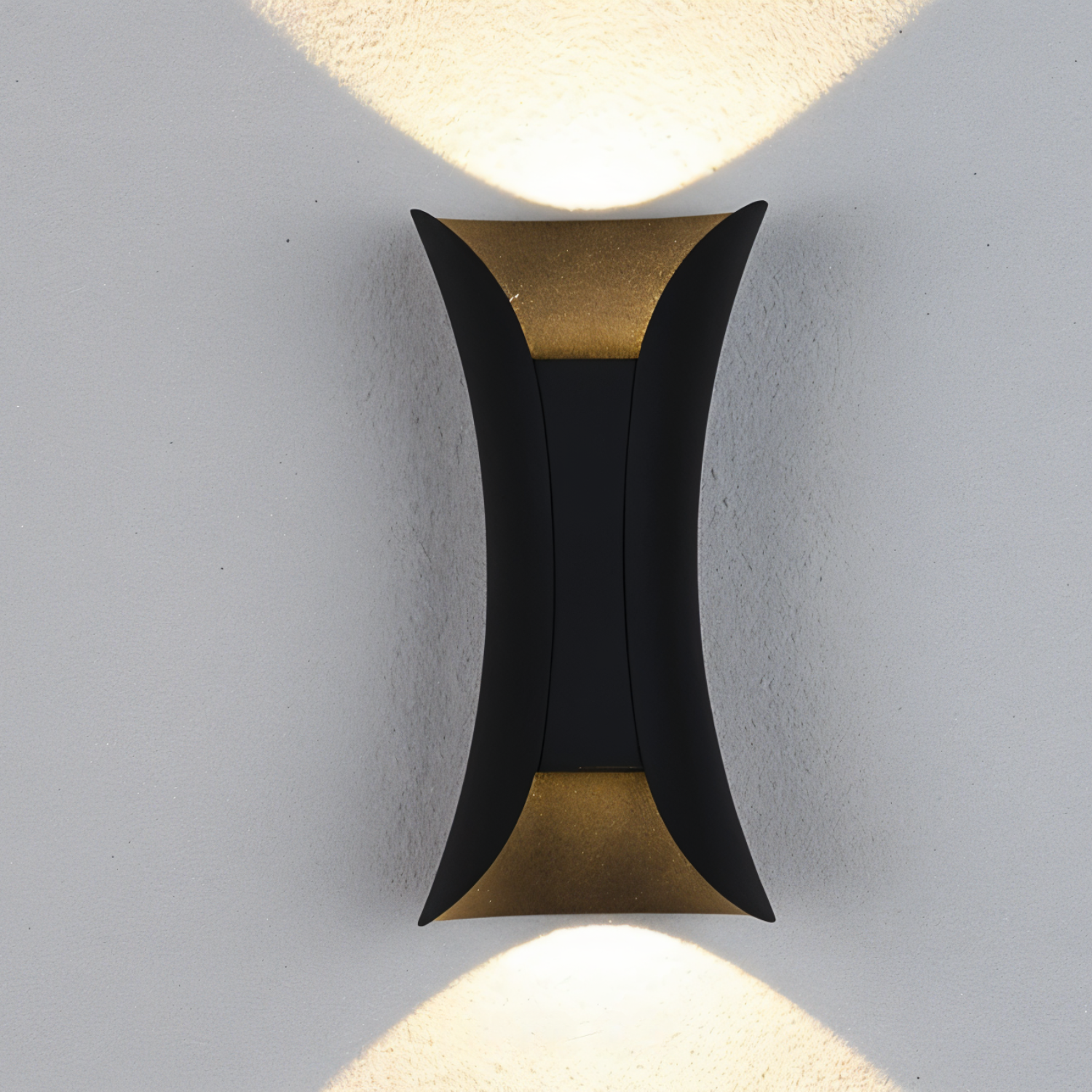 Dualite | Wasserdichte LED-Wandleuchte mit Doppelkopf