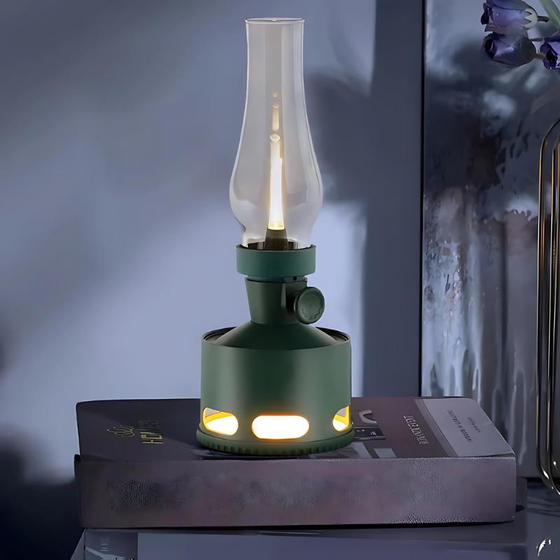 VintageGlow | Nostalgische LED Tischlampe im Vintage-Stil