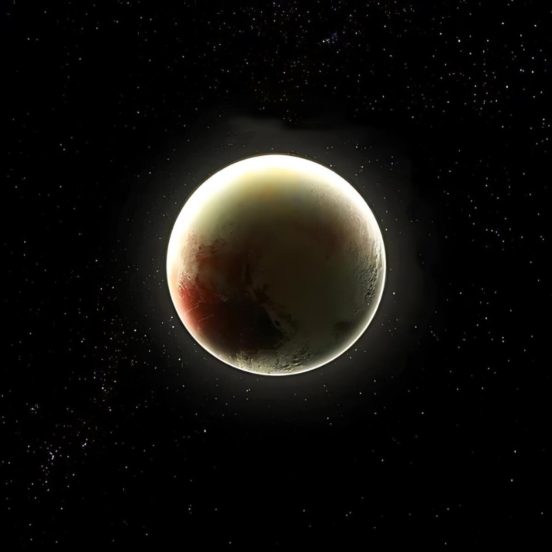 LunaBeam | Nordische Mond Wandleuchte mit warmem LED Licht