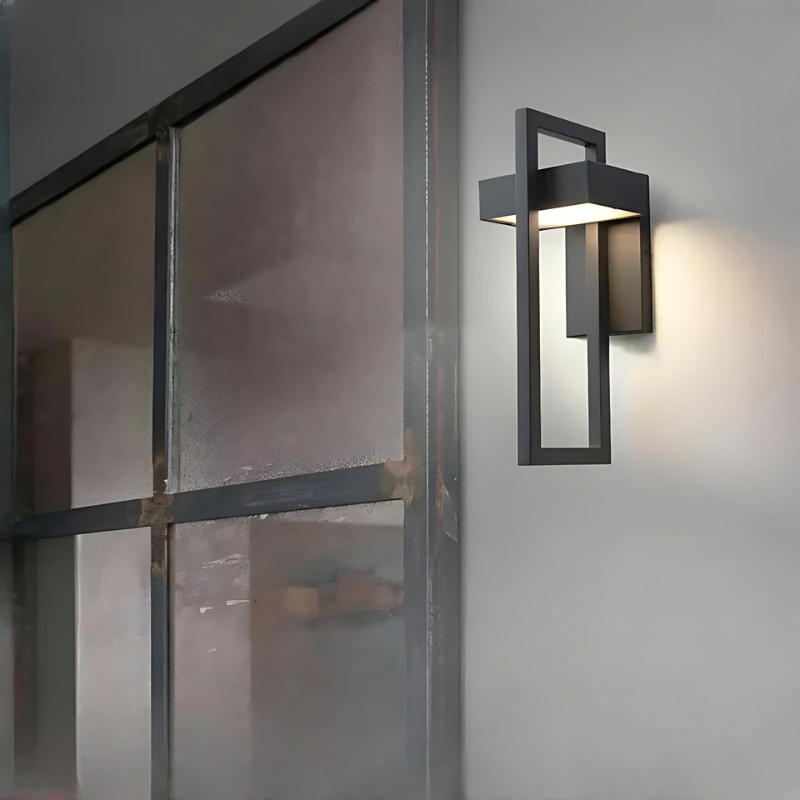 GeoLamp | Design Außenwandleuchte mit energieeffizienter LED-Beleuchtung