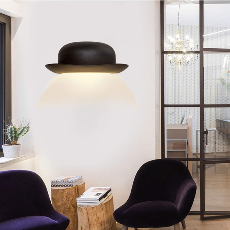 Hutlicht | Rustikale Wandlampe mit warmem Licht
