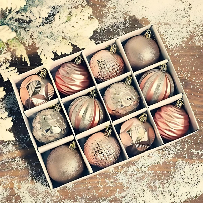 XmasShine | Elegante Weihnachtsbaum-Anhänger für festliche Akzente