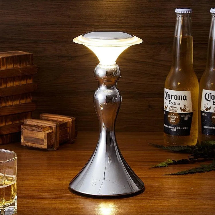 GlowGefährte | Wiederaufladbare Tischlampe mit Farboptionen für Stilvolles Ambiente