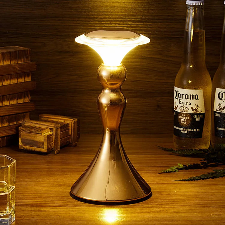 GlowGefährte | Wiederaufladbare Tischlampe mit Farboptionen für Stilvolles Ambiente