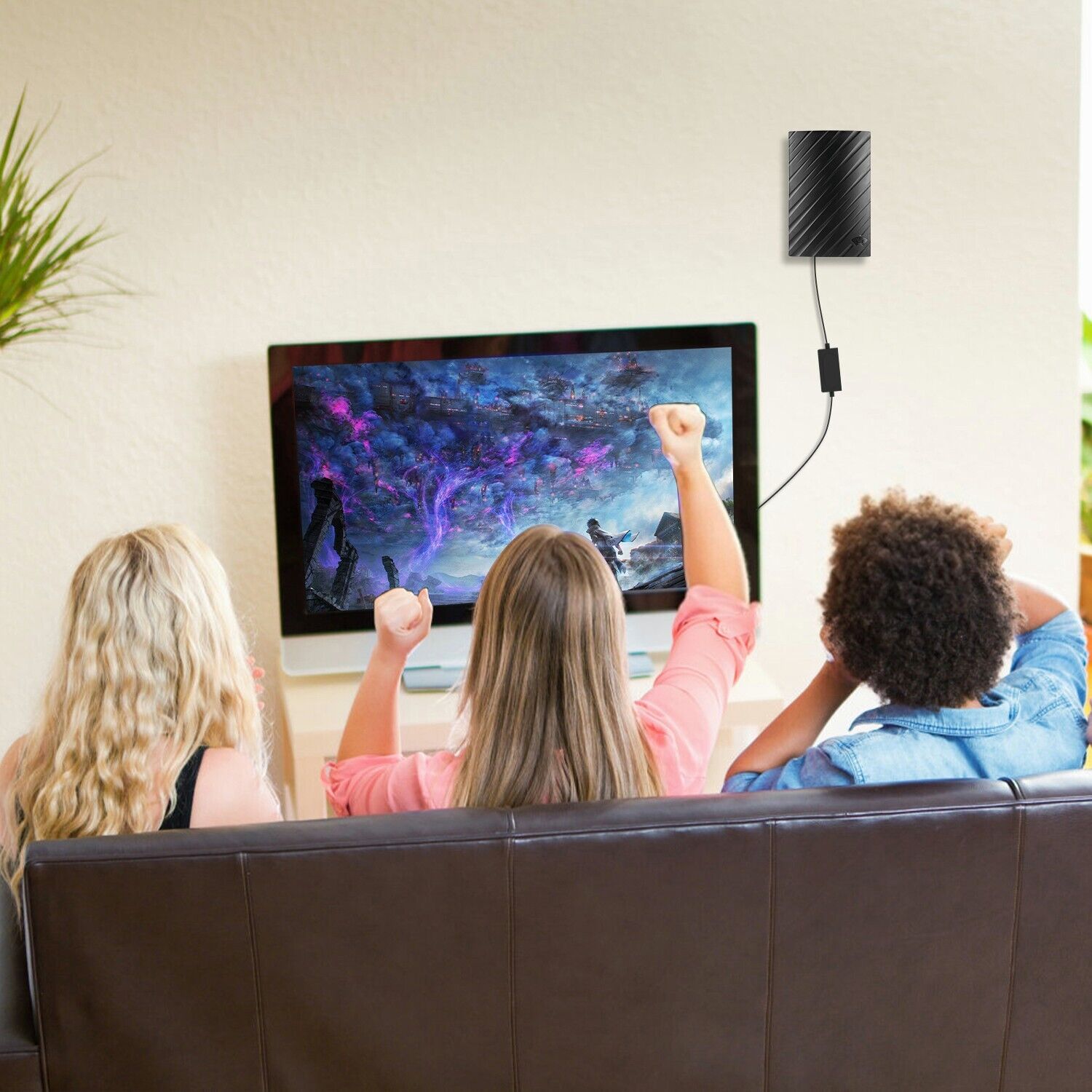 4K Indoor TV Antenne HD Großem Empfangsbereich 4