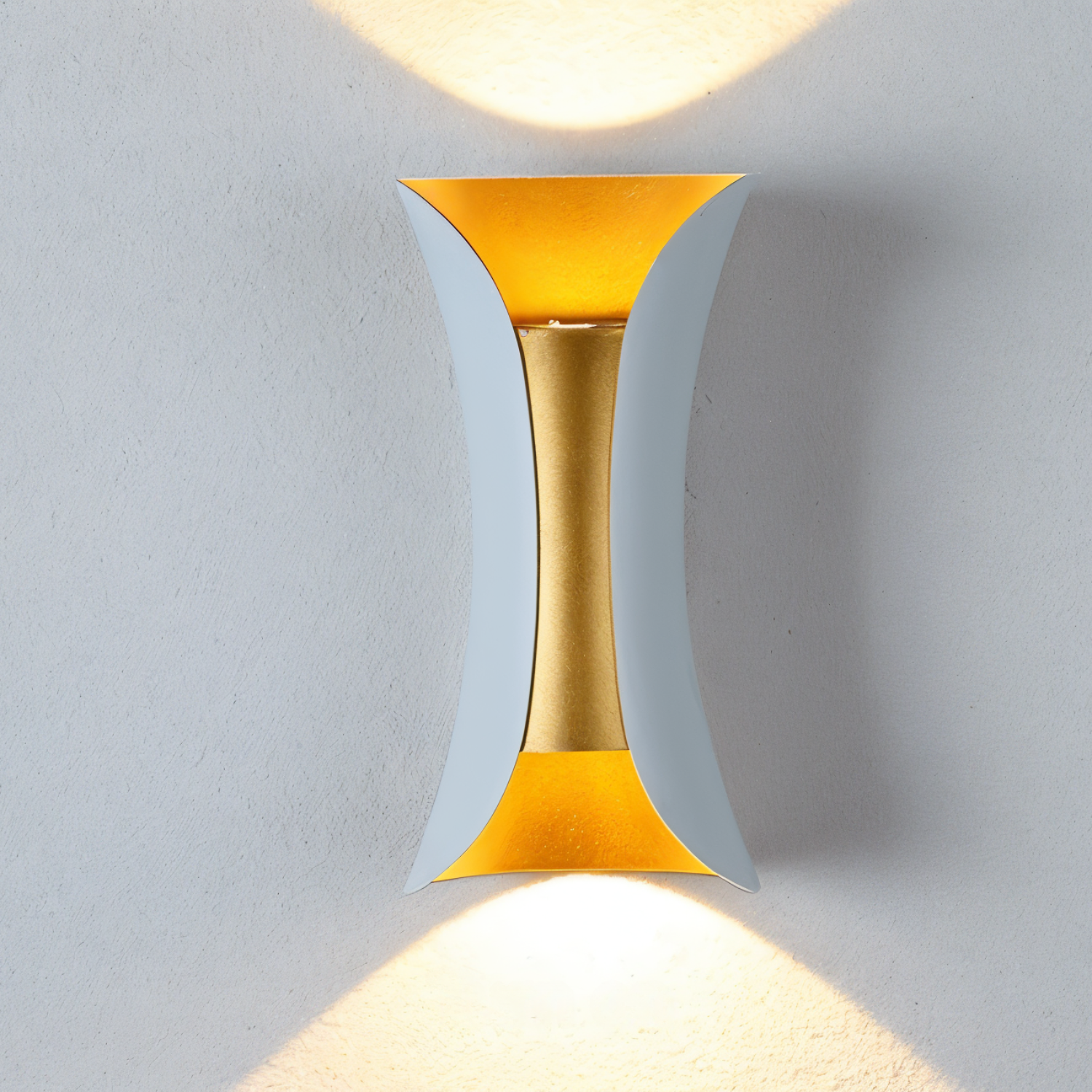 Dualite | Wasserdichte LED-Wandleuchte mit Doppelkopf