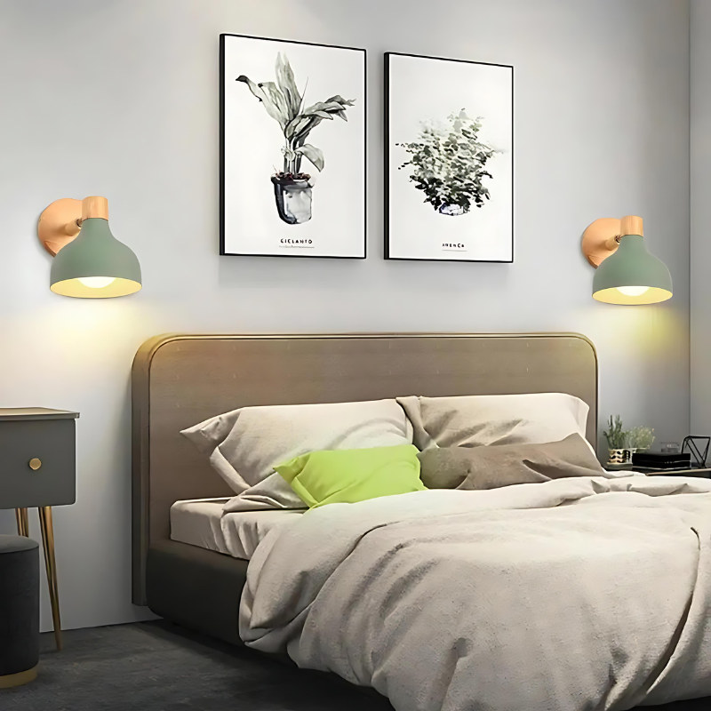 NordicWood | Rustikale Holz-Wandlampe