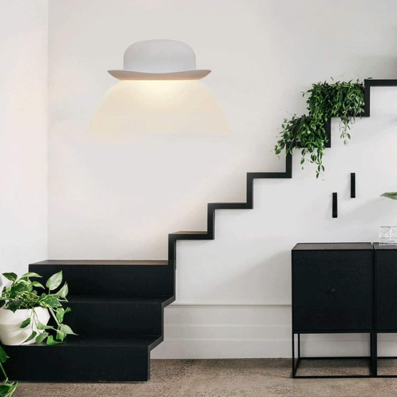 Hutlicht | Rustikale Wandlampe mit warmem Licht