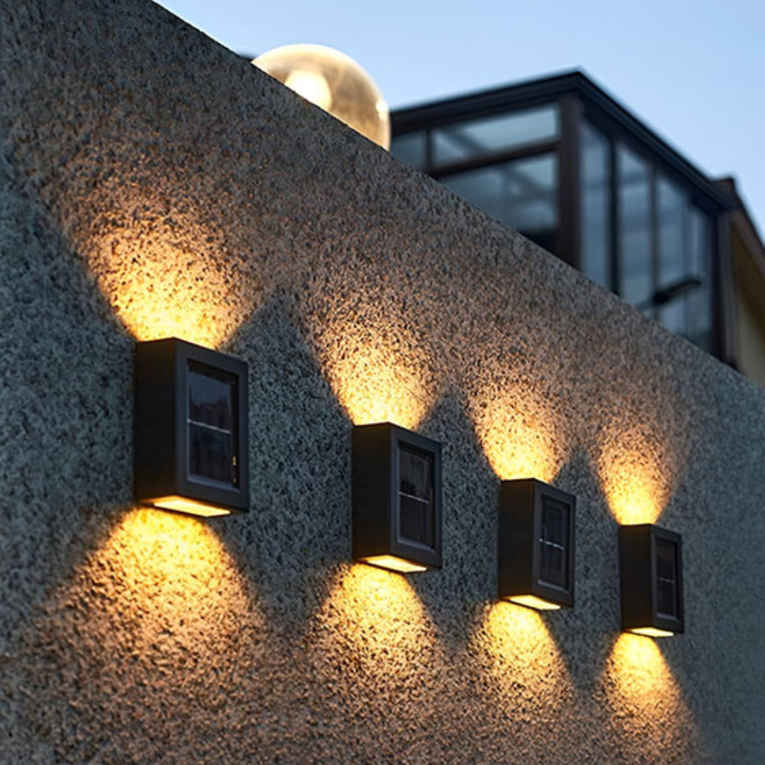 Yara | Solarbetriebene LED-Außenwandleuchte