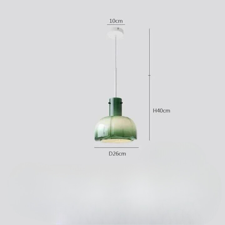 MedievalCharm | Elegante Pendelleuchte aus Glas