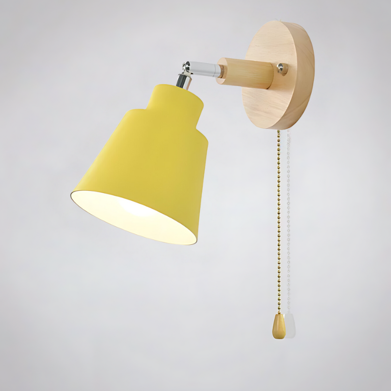 Collin | Drehbare Wandlampe mit Ketten Schalter