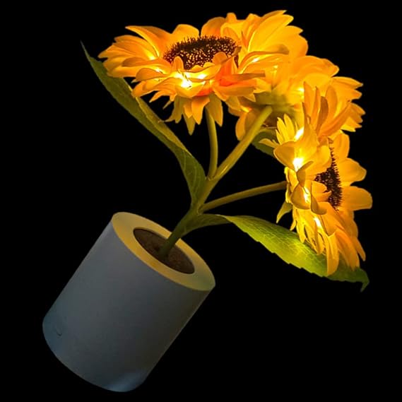 LumiPetal | Stilvolle LED-Sonnenblumen-Tischleuchte
