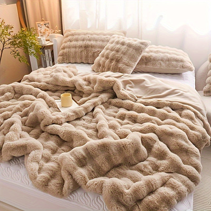 SnuggleUp | Luxuriöse Fleecedecke mit stilvollem Design