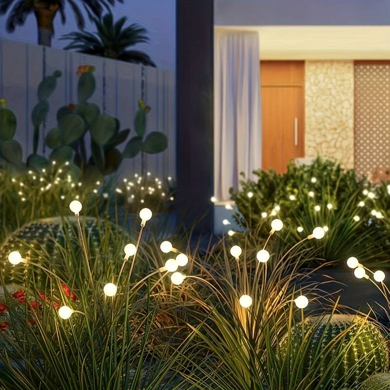 FireflyGlow | Batterieeffiziente kabellose Solar-Gartenlichter