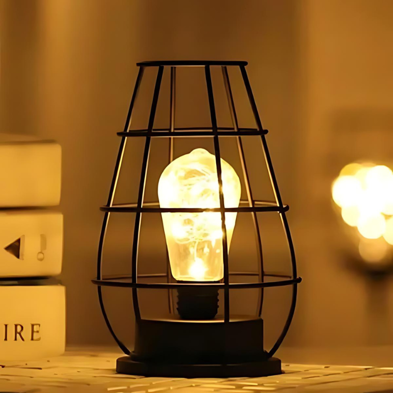 VintageLight | Retro Tischlampe für stilvolle Akzente